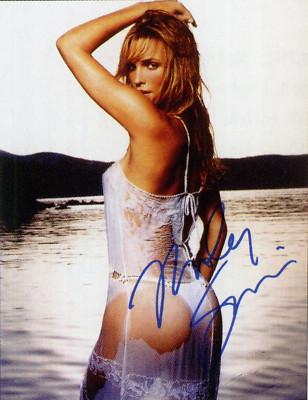 MOLLY SIMS signiertes ''Dessous'' Foto - Filmschauspielerin / Model - Preprint