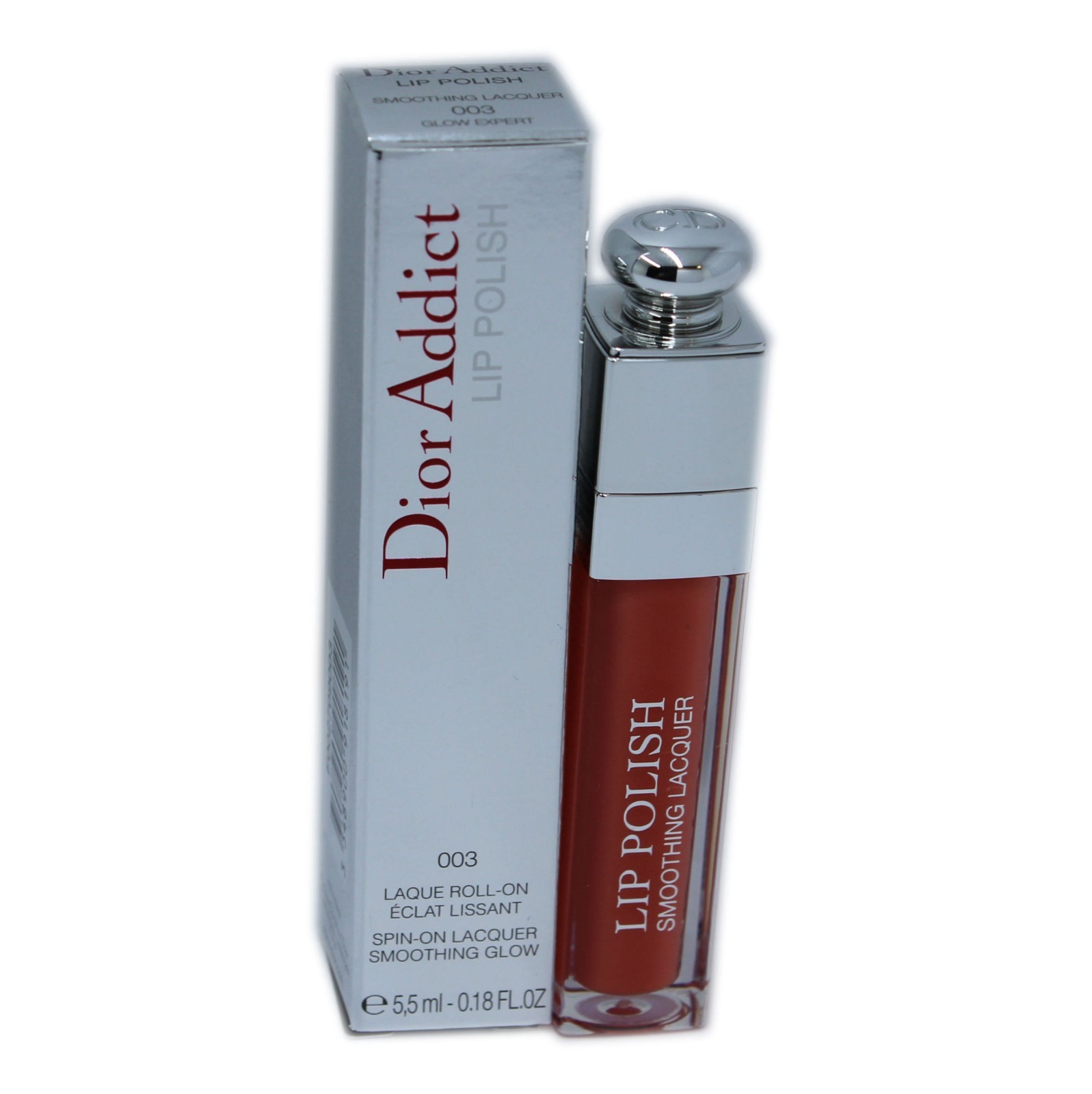 DIOR ADDICT LIP POLISH SPIN-ON LACQUER MOOTHING GLOW 55 мл 003 GLOW EXPERT NIB 9990₽