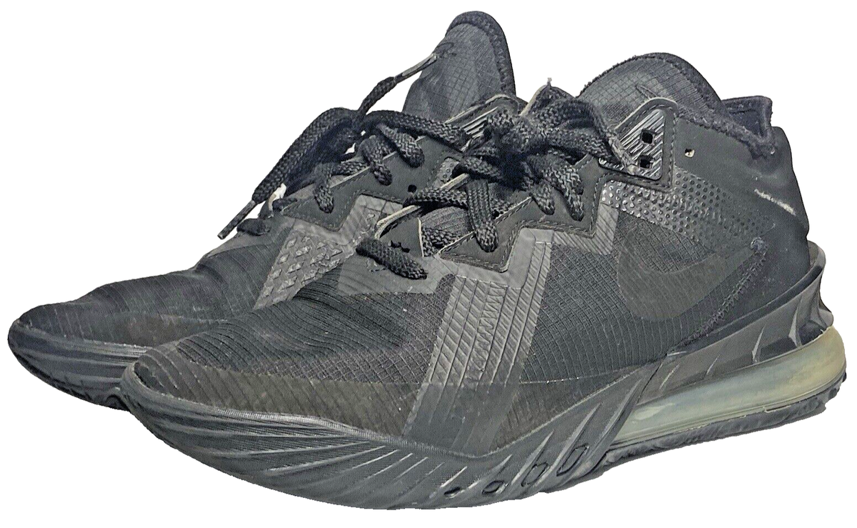 Nike Lebron 18 Low Zero Dark 23 - Black/Black/Black - CV7562-004