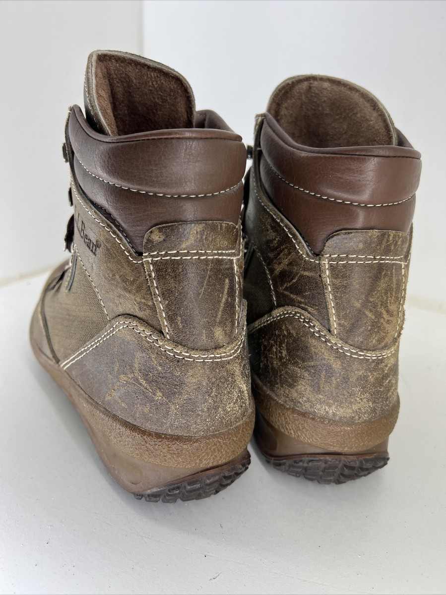L.L.Bean 4037 Gore-Tex Skywalk Brown Cowhide Hiking Boots  display picture 2
