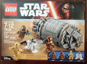 lego star wars r2d2 & c3po escape pod