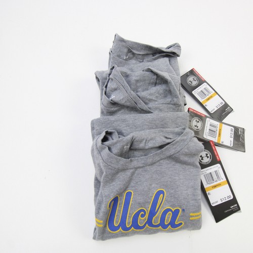UCLA Bruins Under Armour HeatGear Short Sleeve Shirt Boy's Gray New - Picture 2 of 5