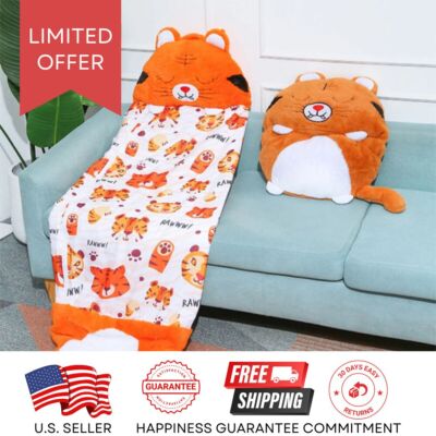 New Large Size Sleeping Bag Kids Play Pillow Soft Nappers Sleepsacks Plush Doll