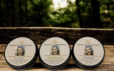 3 PK Men Organic Grass Fed Tallow Beard Butter Balm Moisturize Soften Growth 2oz