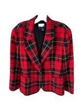 Vintage DKNY Plaid Blazer 10