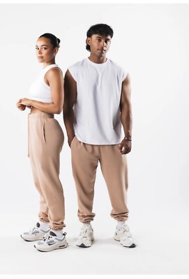 Alphalete Unisex Earth Dye Natural Jogger- Ochre Size Medium