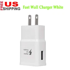 Universal Wall Charger Plug Power Adapter White Wall Charger Plug for Samsung US