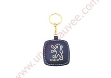 Keychain Peugeot Leather + Seams Peugeot 309 205 GTI CTI Rallye