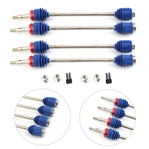For Traxxas 5451R Drive CVD CV Driveshafts / Drive-Shafts(4): Revo 3.3 T-Maxx