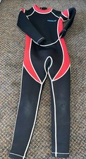 HiSea Scuba Donkey Youth Size 8 Red Black Full Size Wetsuit