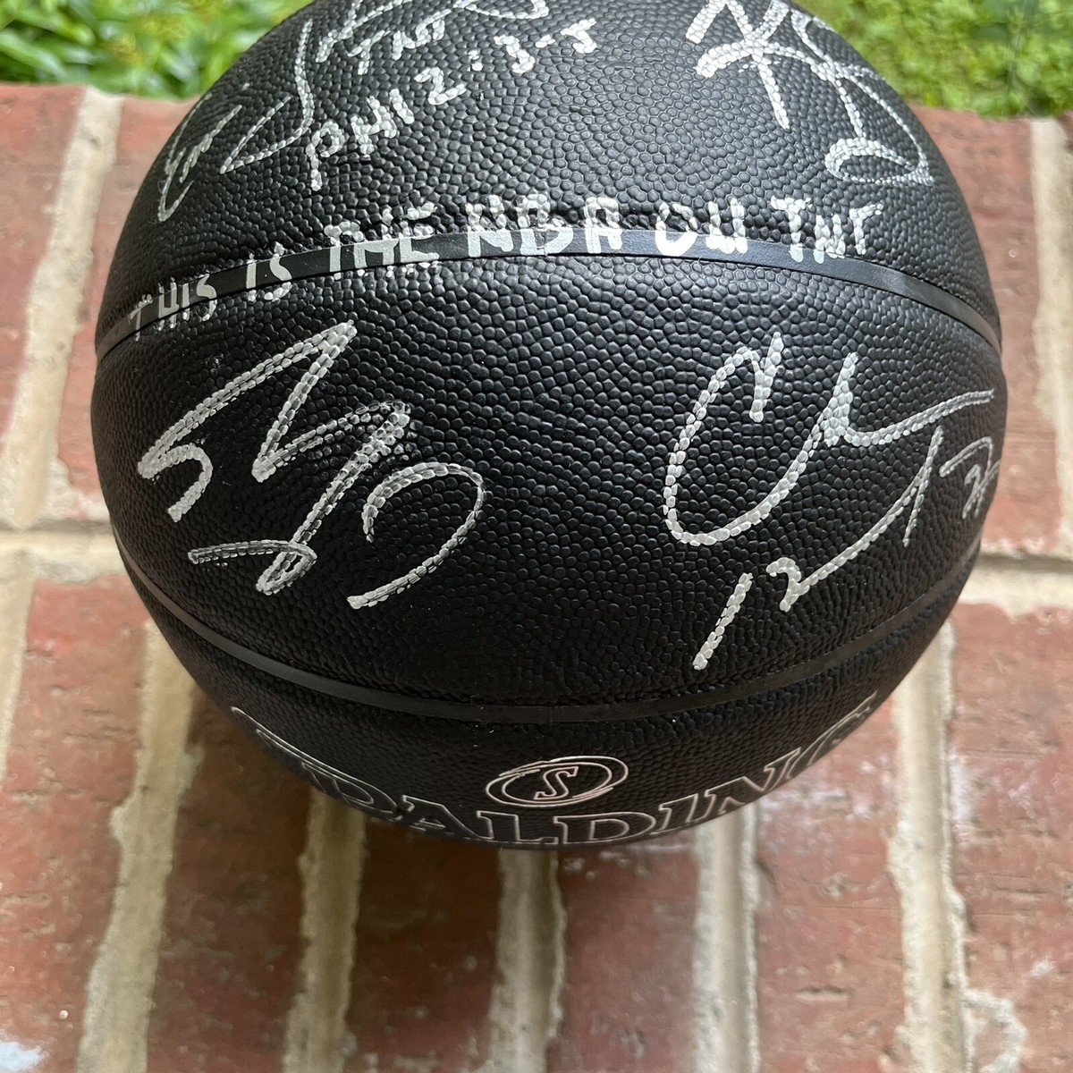Inside The NBA Signed Autograph Basketball Shaq Barkley Ernie