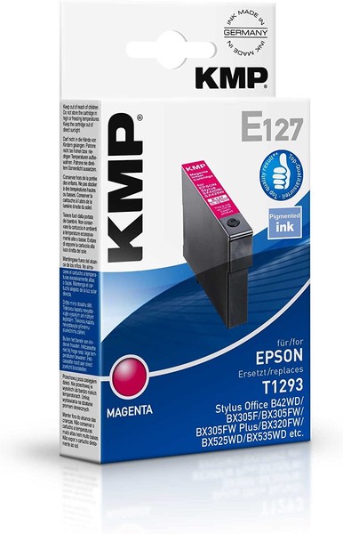 Kmp E127 Tintenpatrone FüR Epson T1293 7Ml Magenta-image