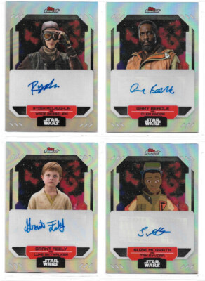 2023 Topps Finest - Star Wars - Autograph & Sketch Card Selection NM