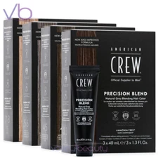 AMERICAN CREW Precision Blend | Natural Grey Blending Hair Color for Men