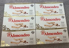 El Almendro Turron Duro -Crunchy almond turron 7.05 Ounce (6 PACK) FREE SHIPPING