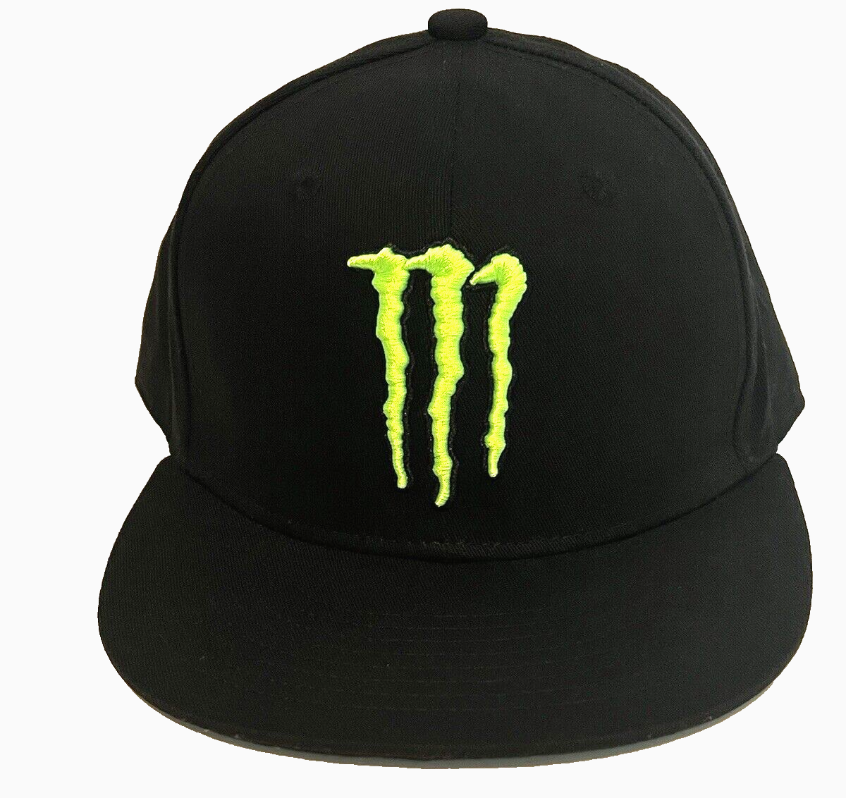 Monster Energy Drink Hat Snapback Adjustable Flat Bill Black