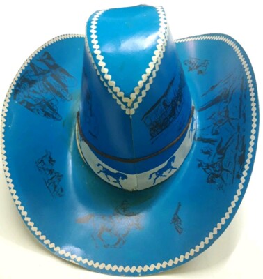Vintage 1960s Cardboard Cardboard CARNIVAL SHERIFF HAT Collectible
