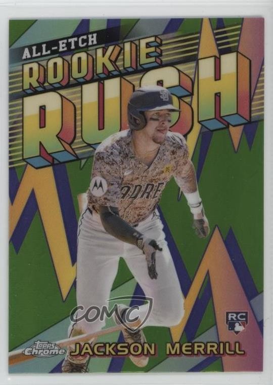 2024 Topps Chrome Update All-Etch Rookie Rush Jackson Merrill #CAERU-4 RC uk2