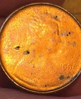 Capped Die Strike Through Error Brockge On  Lincoln Memorial Cent 1995 Zinc