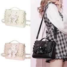Sweet Beautiful Women's charming bow detail, PU Leather Crossbody Bags