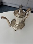 Reed & Barton 3602 Silverplate Hollowware Tea Coffee Pot Floral Pattern — photo 3