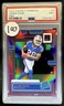 2022 Panini Clearly Donruss James Cook Pink Rookie RC #/10 Bills PSA 9