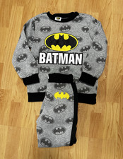 DC Comics Batman Boys 2-Piece Long Sleeve Set Size 5