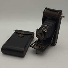 Vintage Eastman Kodak Jr No 1-A Folding Antique Autographic Camera  Carry Case