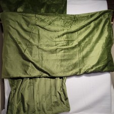 Pillow Cases Velvet 2 King forest green NWT, soft, envelope style