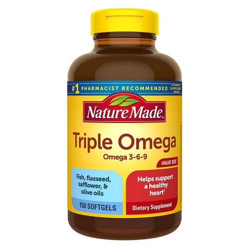 Triple Omega 3-6-9 150 Cápsulas Blandas Líquidas De Nature Made