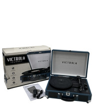 Victrola Record Player VSC-550BT Bluetooth Turntable Blue U9098 AR