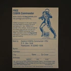 1982 Rare Vintage G.I. GI Joe Lot ARAH Free Cobra Commander v1 Figure Order Form