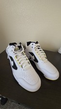 NEW AUTHENTIC NIKE AIR FLIGHT LITE MID "WHITE LEMON BLACK" US 10.5- Damaged Box