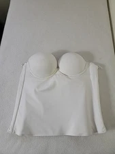 Felina Women's White Push-Up Corset, 32B