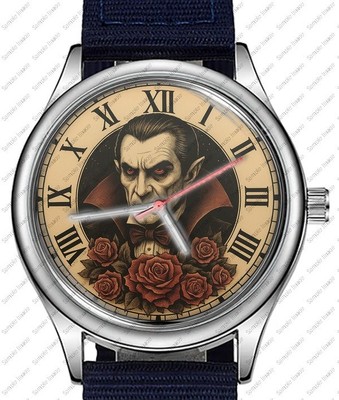 Graf Dracula seltene Kunst Leder Armbanduhr