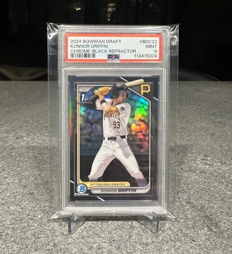 2024 Bowman Draft - Konnor Griffin #BDC-22 1st Bowman Black Refractor /10 PSA 9