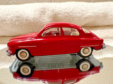 TEKNO 827 SAAB 96 RED MADE IN DENMARK WITH WHITE INTERIOR MINT CONDITION DIECAST
