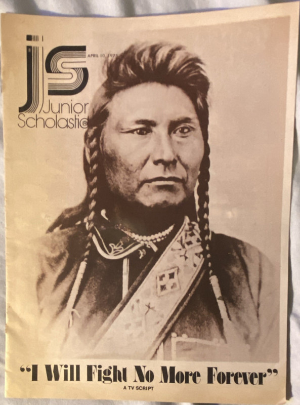 Junior Scholastic April 1975 Illustrated Chief Joseph History Magazine