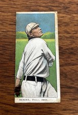 1909 T206 CHIEF BENDER TREES PIEDMONT 350 HOF PHILADELPHIA ATHLETICS