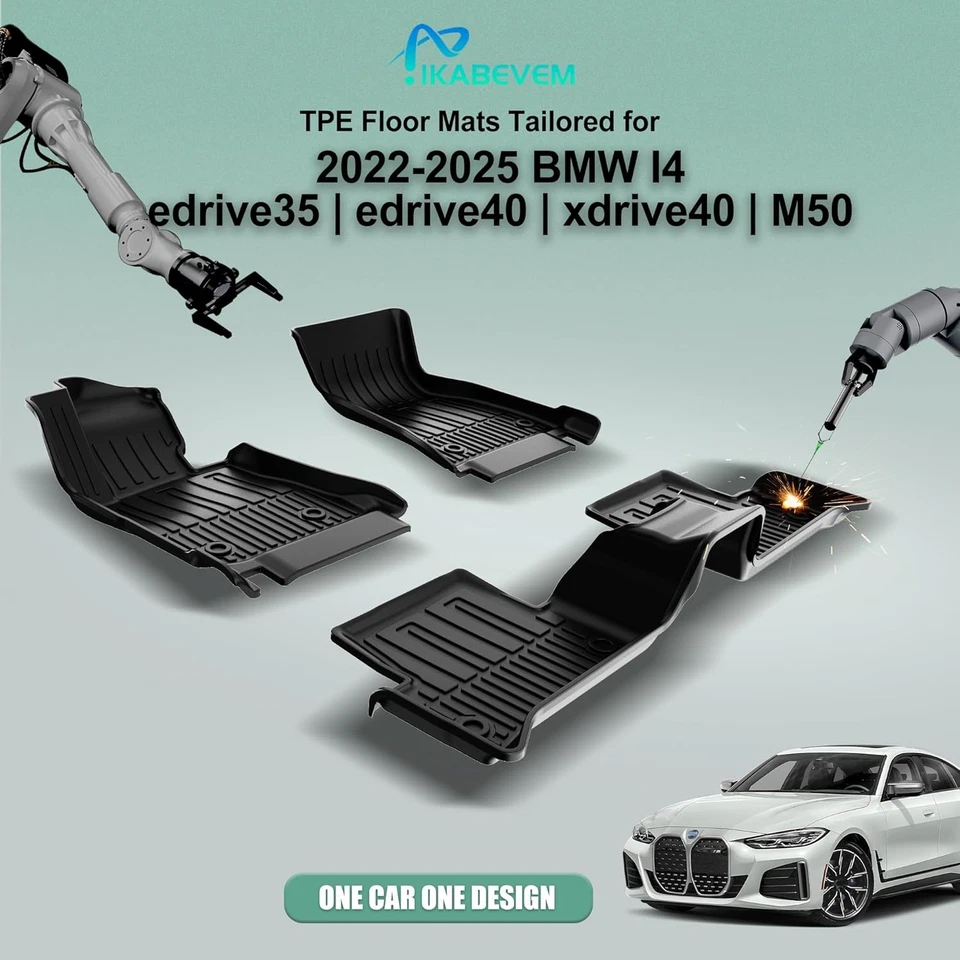 Original 2022-2025 I4 Floor Mats & Cargo & Liner for BMW - Image 2 of 4