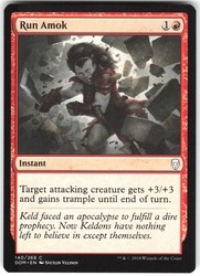 Run Amok - Dominaria #140 Common MTG