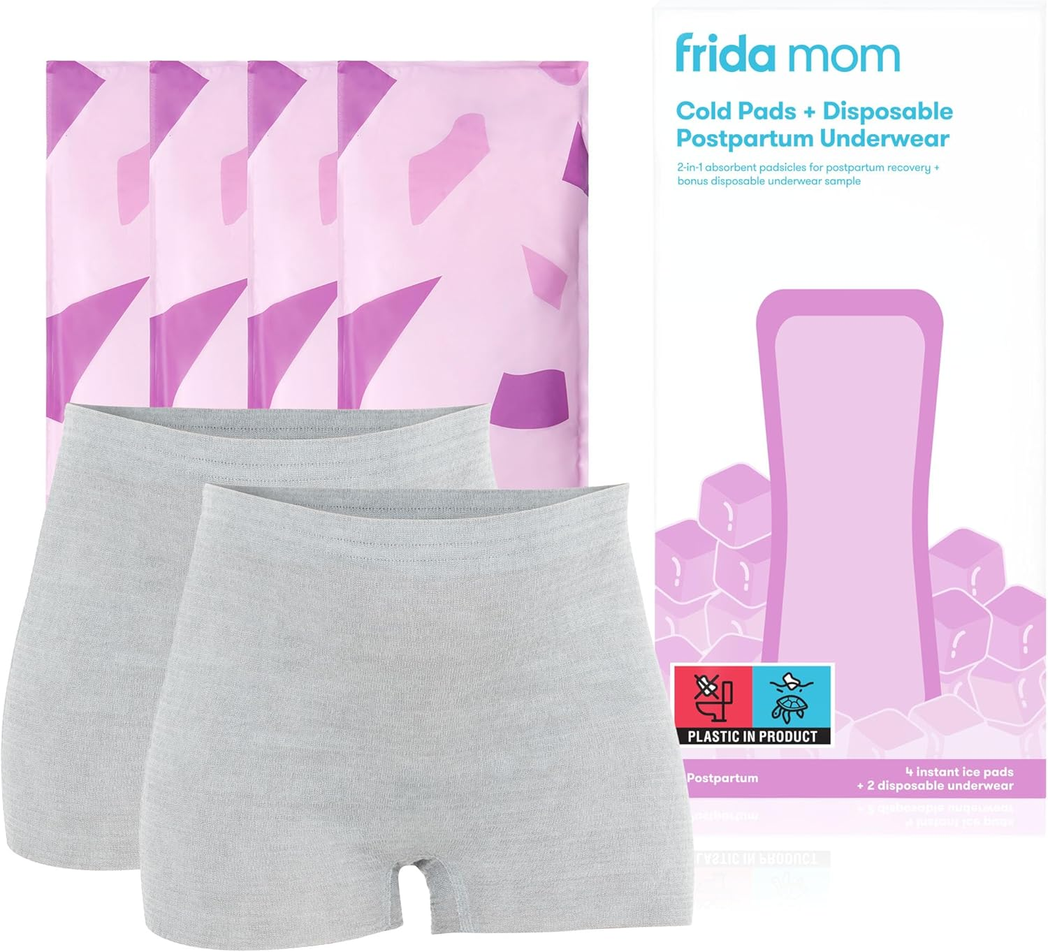 2-In-1 Postpartum Pads: Absorbent Perineal Ice Maxi Pads, Instant Cold Therapy P