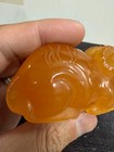 Rare Vtg. Chinese HK Export Translucent Stone Sculpture — photo 7