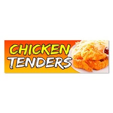 Chicken Tenders Vinyl Banner with Optional Sizes (Made in the USA)