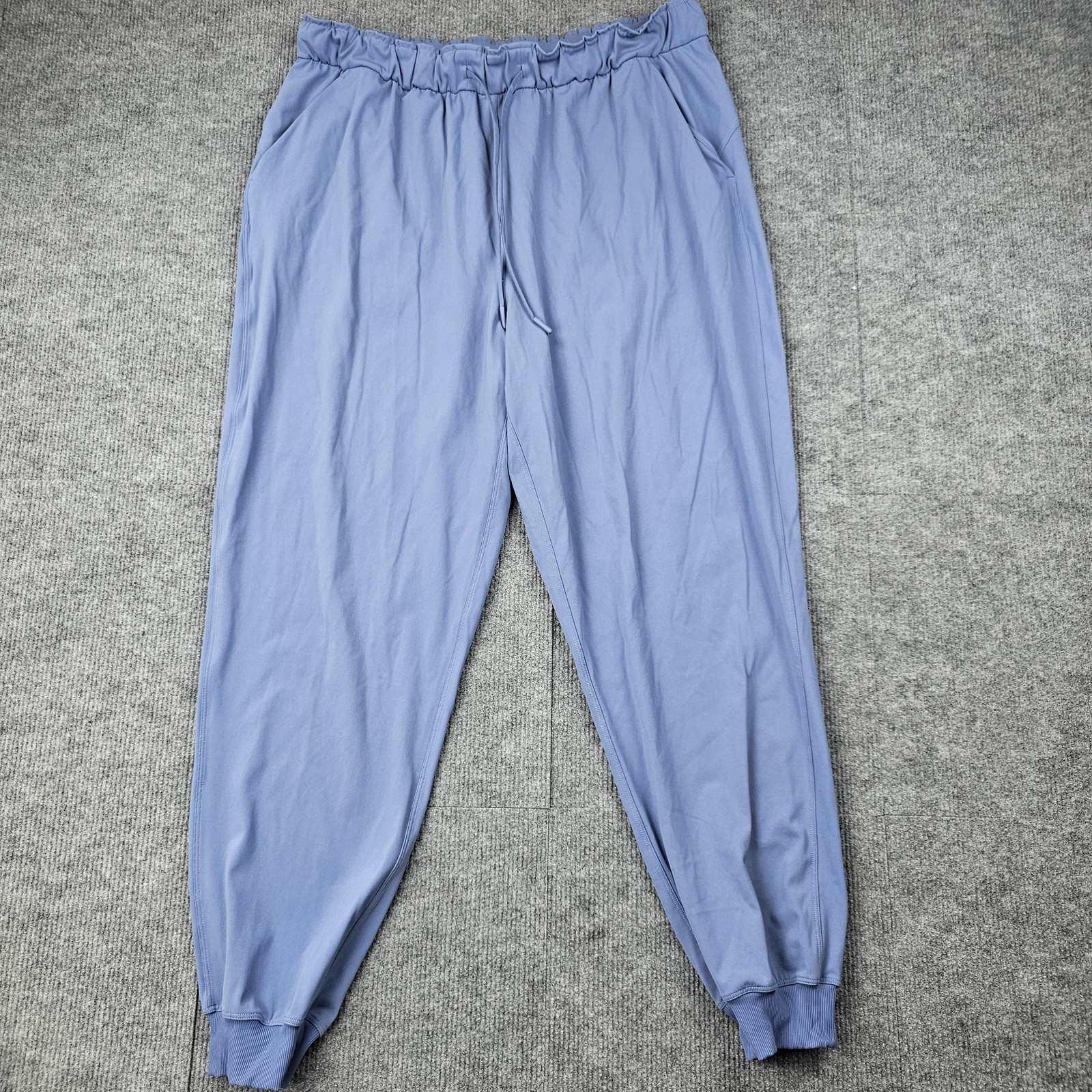 Lululemon Pants Womens 14 Stretch High Rise Jogger Athletic Blue Nulu Athleisure