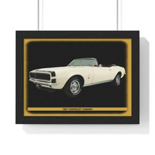 Leggendaria Poster Chevrolet Camaro Cabrio 1967 - Iconica Muscle Car Art