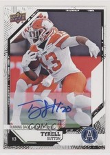 2019 Upper Deck CFL Auto Tyrell Sutton #111 Auto 1g43