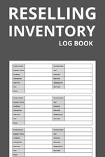 Reselling Inventory Log Book: Record and Track Costs, Sales, and Profits For O