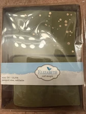 Elizabeth Craft TN03 Olive Passport Size Refillable Journal 