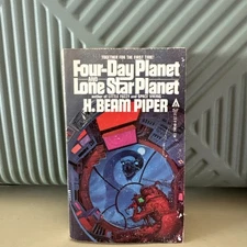 Four Day Planet and Lone Star Planet H. Beam Piper Paperback 1st Ace Print 1979